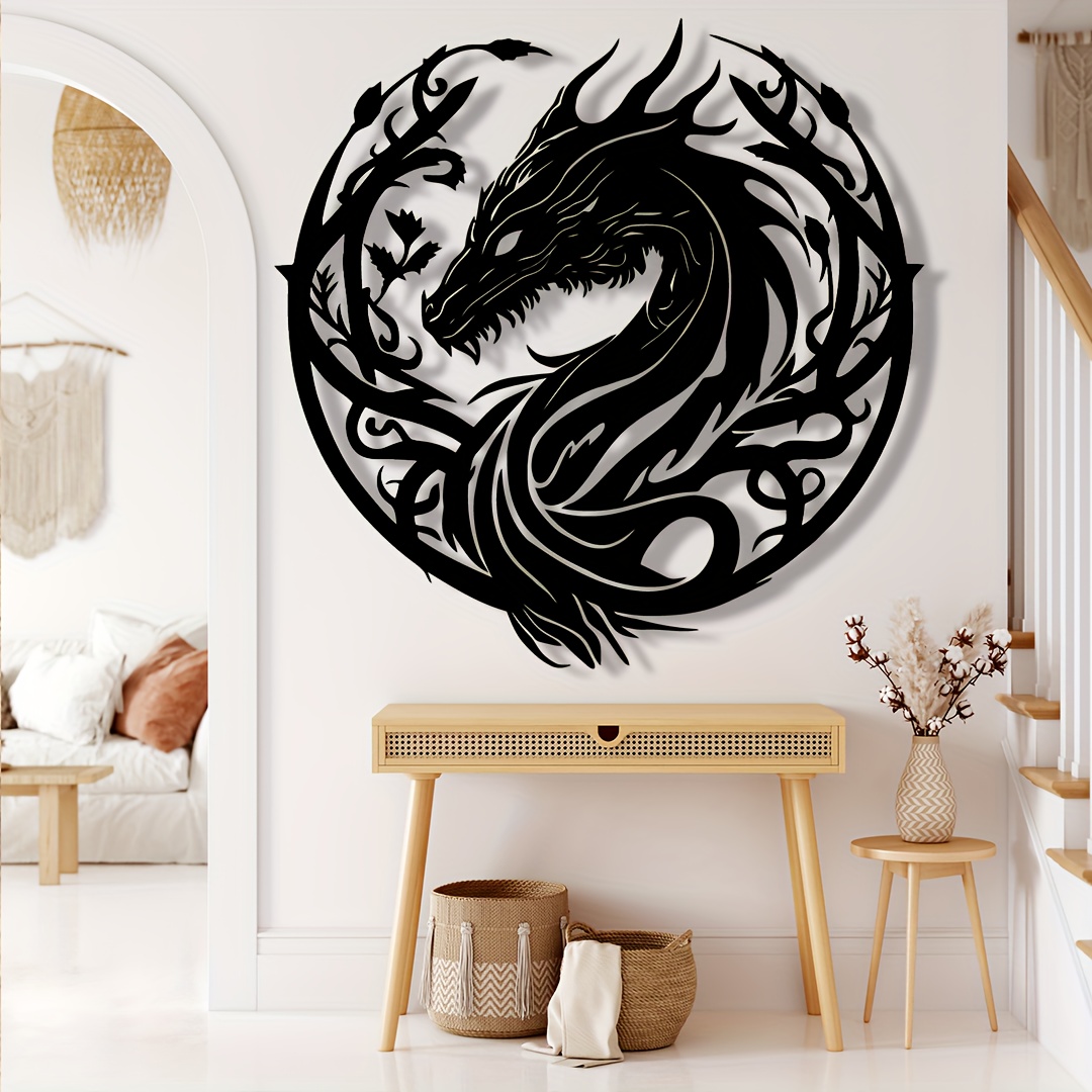 Outdoor Power Garage - Décoration murale Dragon du Zodiaque Ancien,