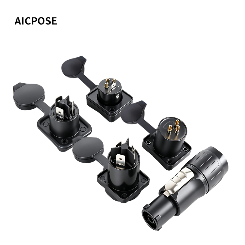 Outdoor Power Socket With Lock - Lot de 10 connecteurs d'alimentation Powercon