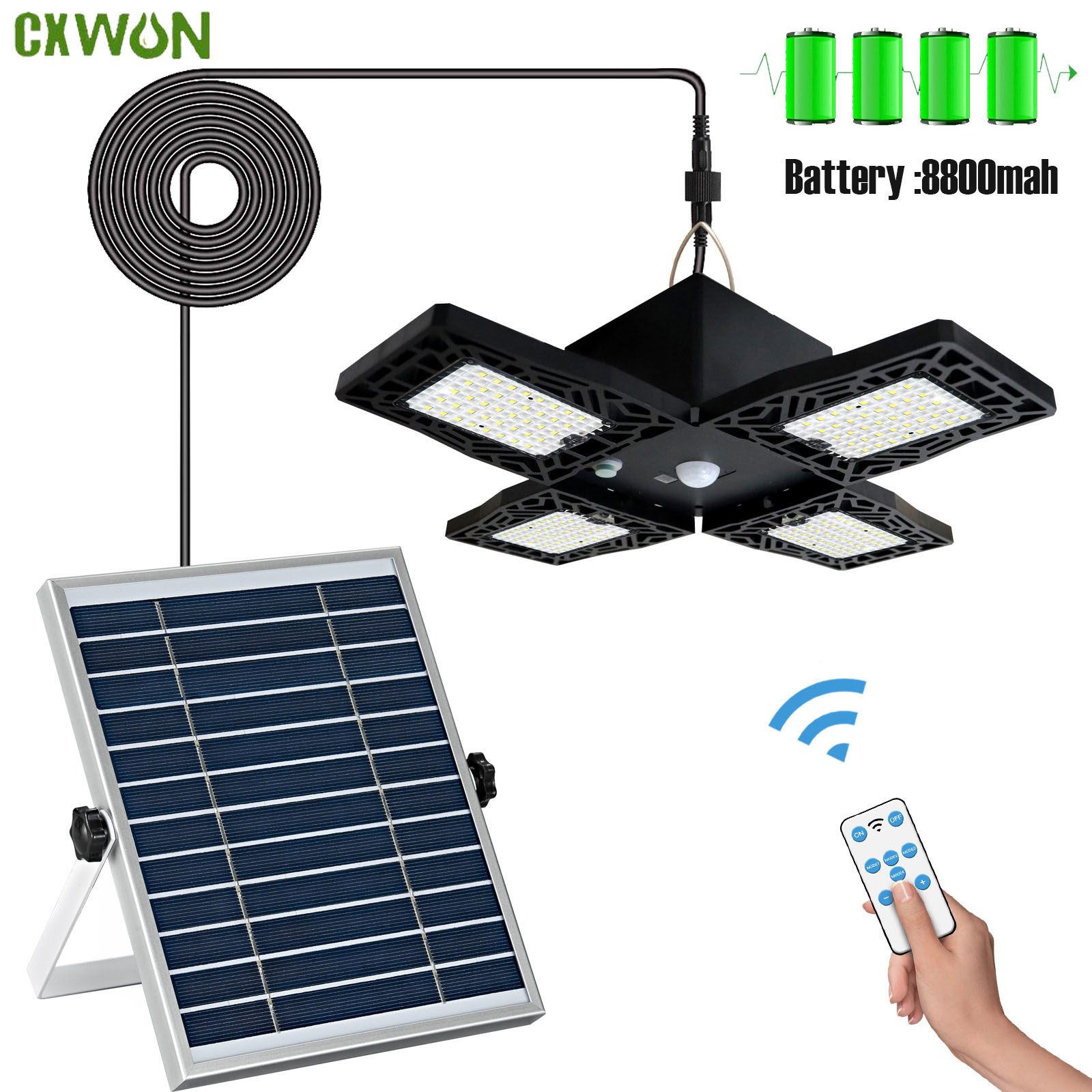 Outdoor Power Garage - Lampes suspendues à énergie solaire pour