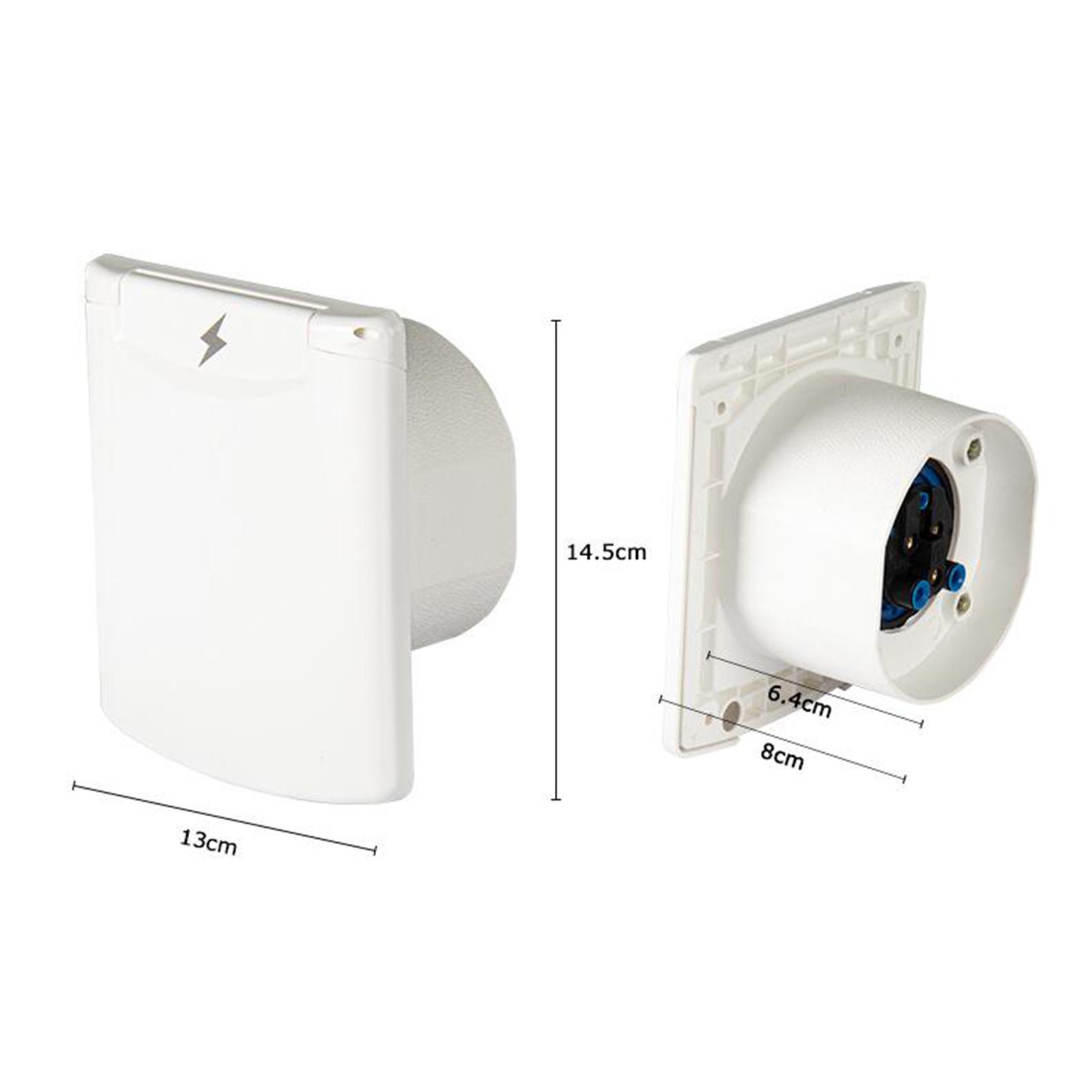 Outdoor Power Socket With Lock - Prise d'alimentation externe pour camping-car 16A,