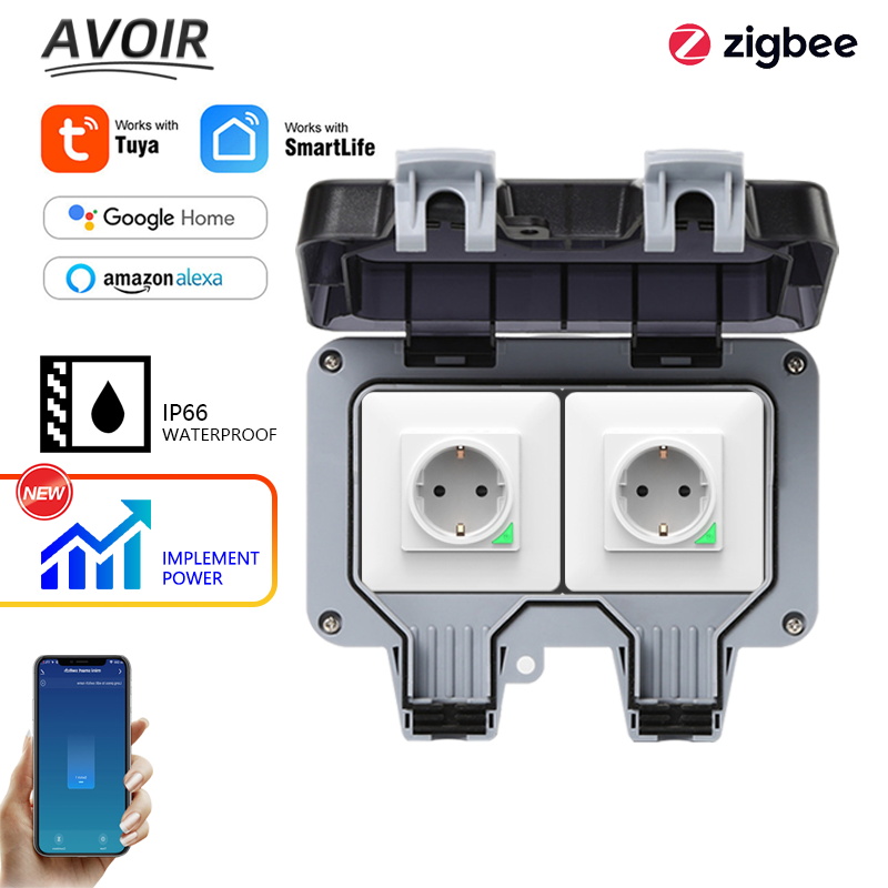 Outdoor Power Usa - Avoir Tuya Zigbee prises électriques IP66