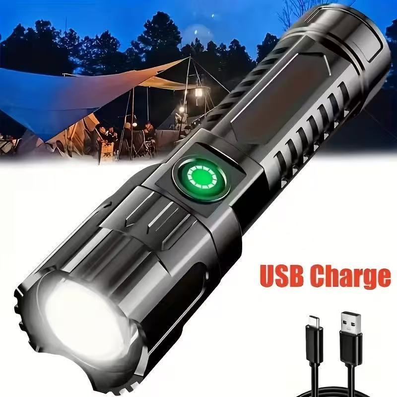 Outdoor Usb Power Bank - Lampe de poche Led haute puissance,