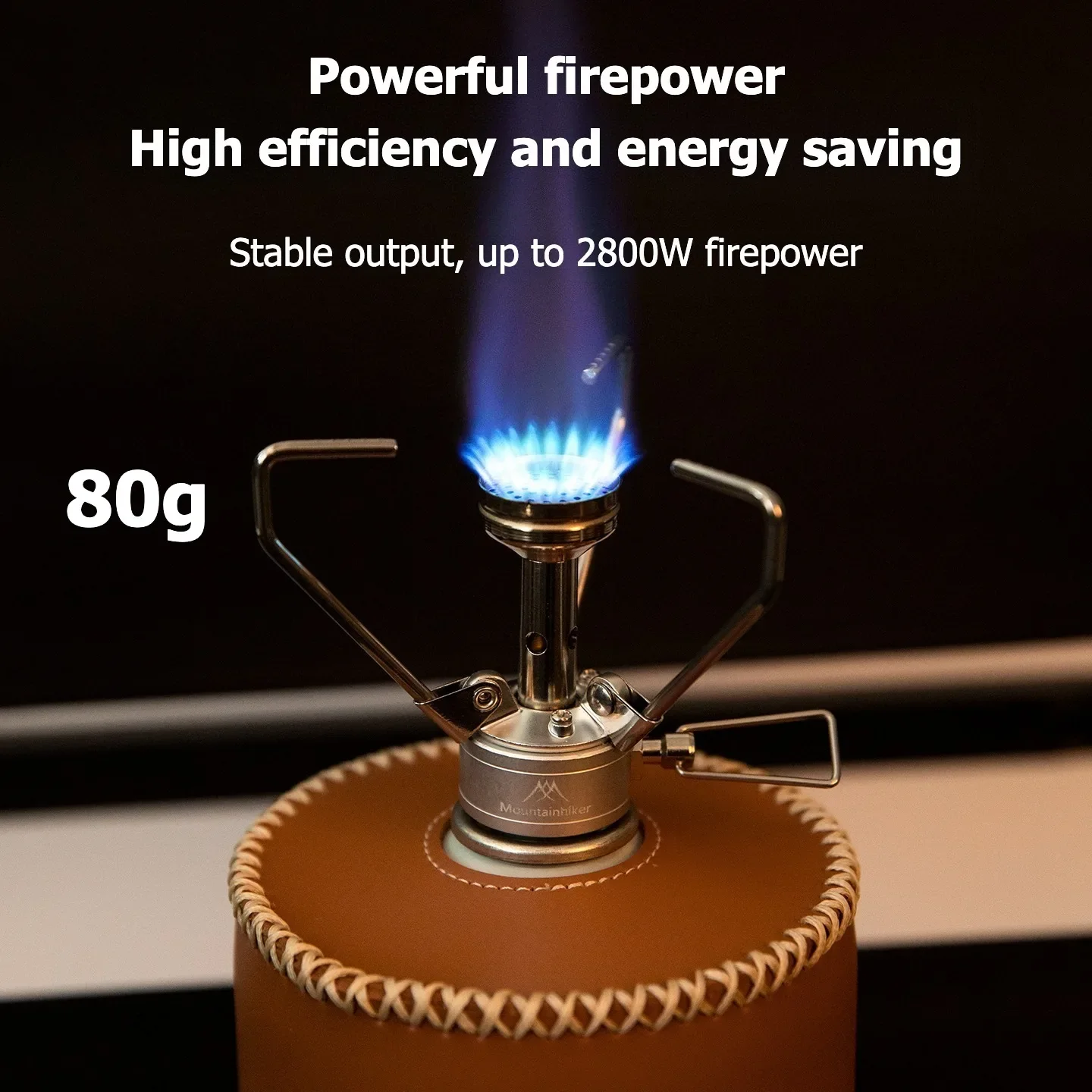 Outdoor Kitchen Power Burner - Réchaud de camping portable intégré Mountainhiker
