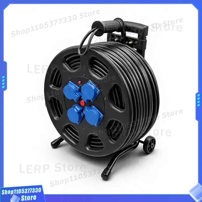 Outdoor Power Lead - Câble d'Extension Robuste de 50m, 16A