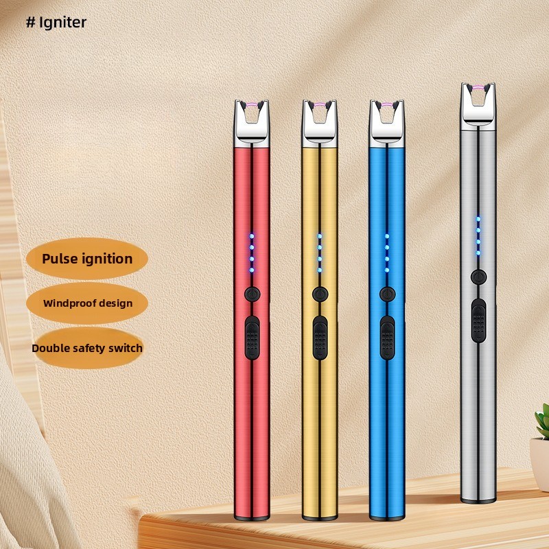 Outdoor Kitchen Power Burner - Briquet électrique USB 2026 coupe-vent d'extérieur