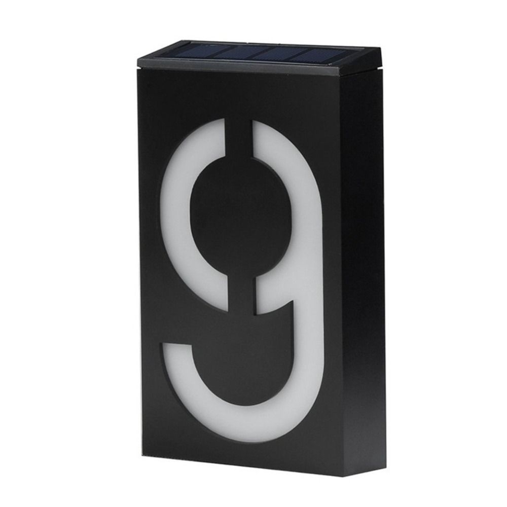 Lampes solaires LED pour numér - Outdoor Power Number avis et prix