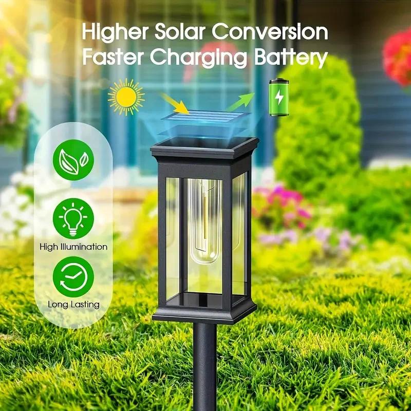 4 lampes solaires pour allée,  - Outdoor Power For Christmas Lights avis et prix