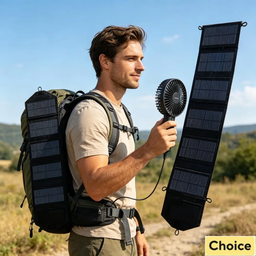 Chargeur solaire USB pliable 2 - Outdoor Usb Power Bank avis et prix
