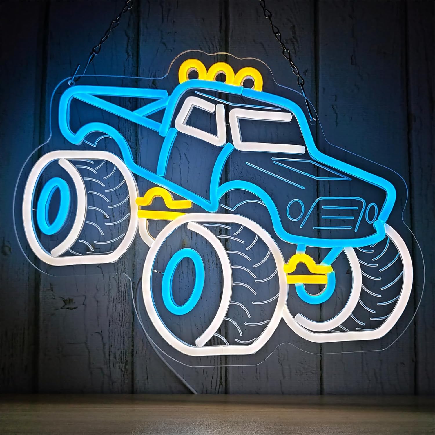    Enseigne néon LED alimenté - Outdoor Power Garage avis et prix