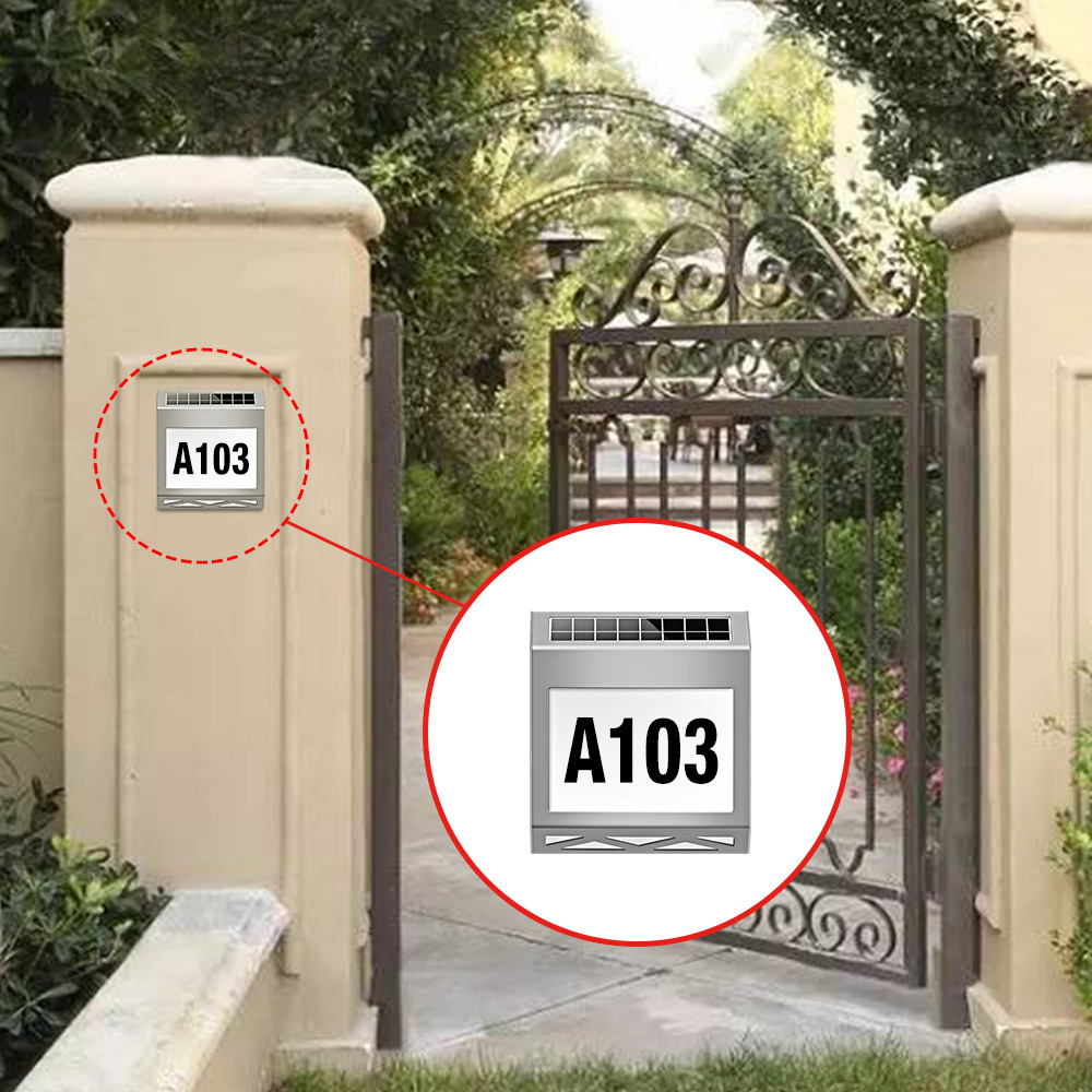 Lumière de porte solaire, pann - Outdoor Power Number avis et prix