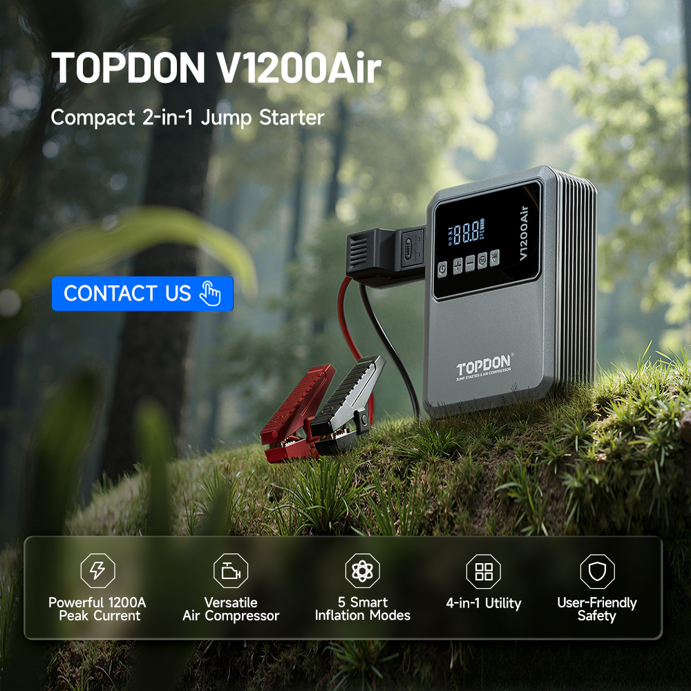 Démarreur de batterie portable - Air Compressor Portable avis et prix