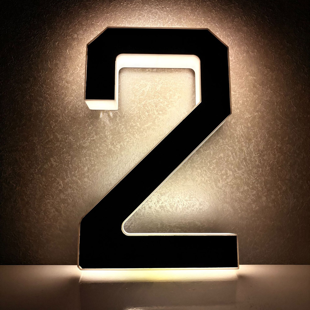 Lumière solaire pour numéro de - Outdoor Power Number avis et prix