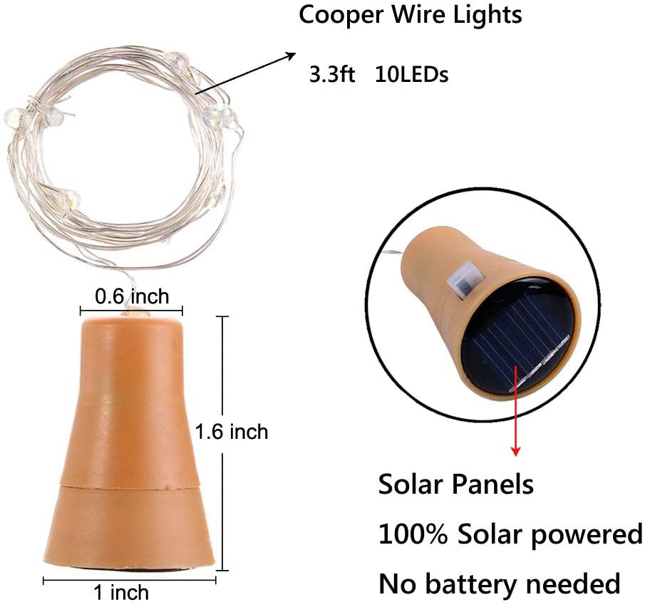Bouteille de vin Solaire LED c - Outdoor Power For Christmas Lights avis et prix