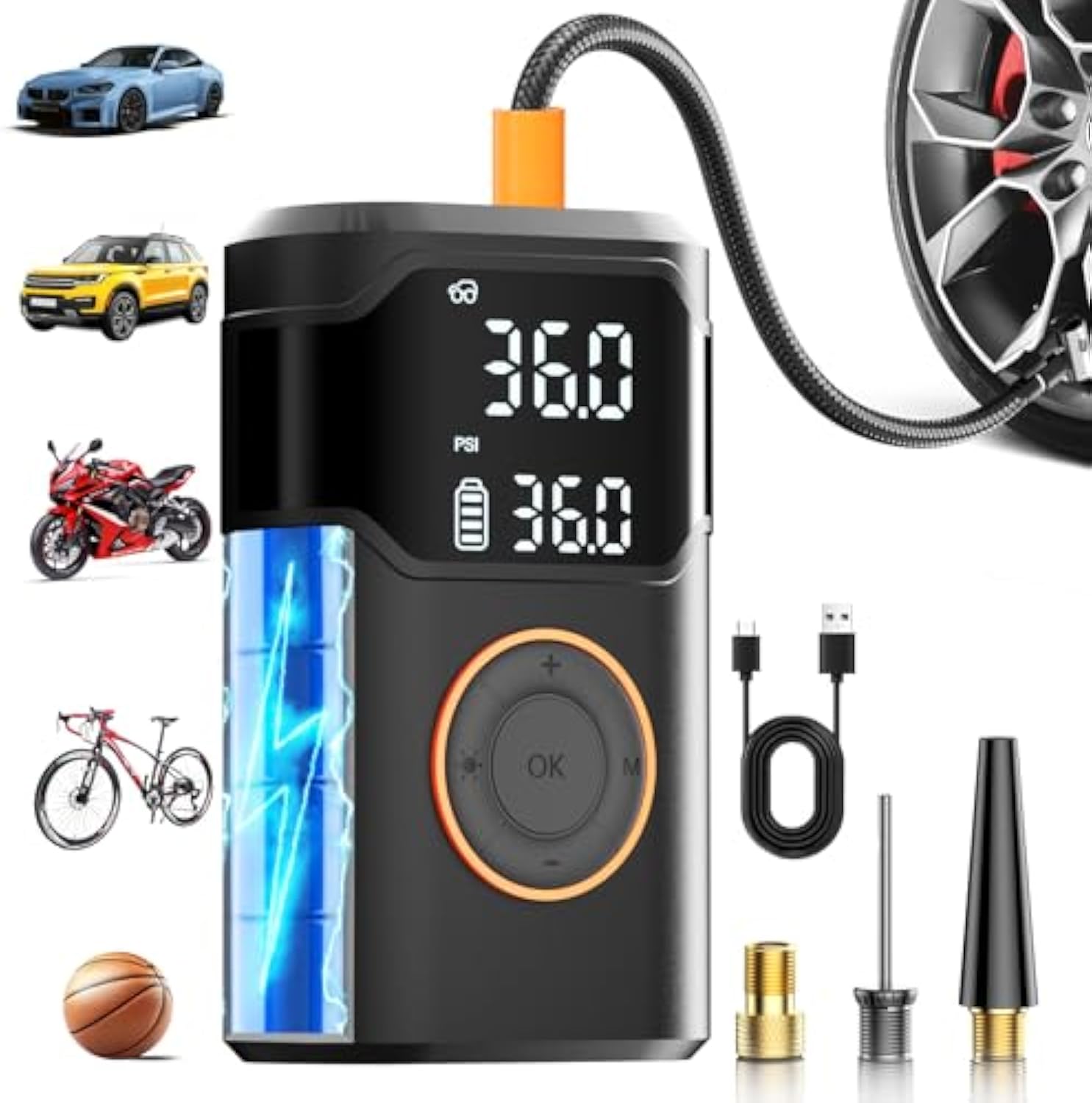 Automatique Rechargeable élect - Air Compressor Portable avis et prix