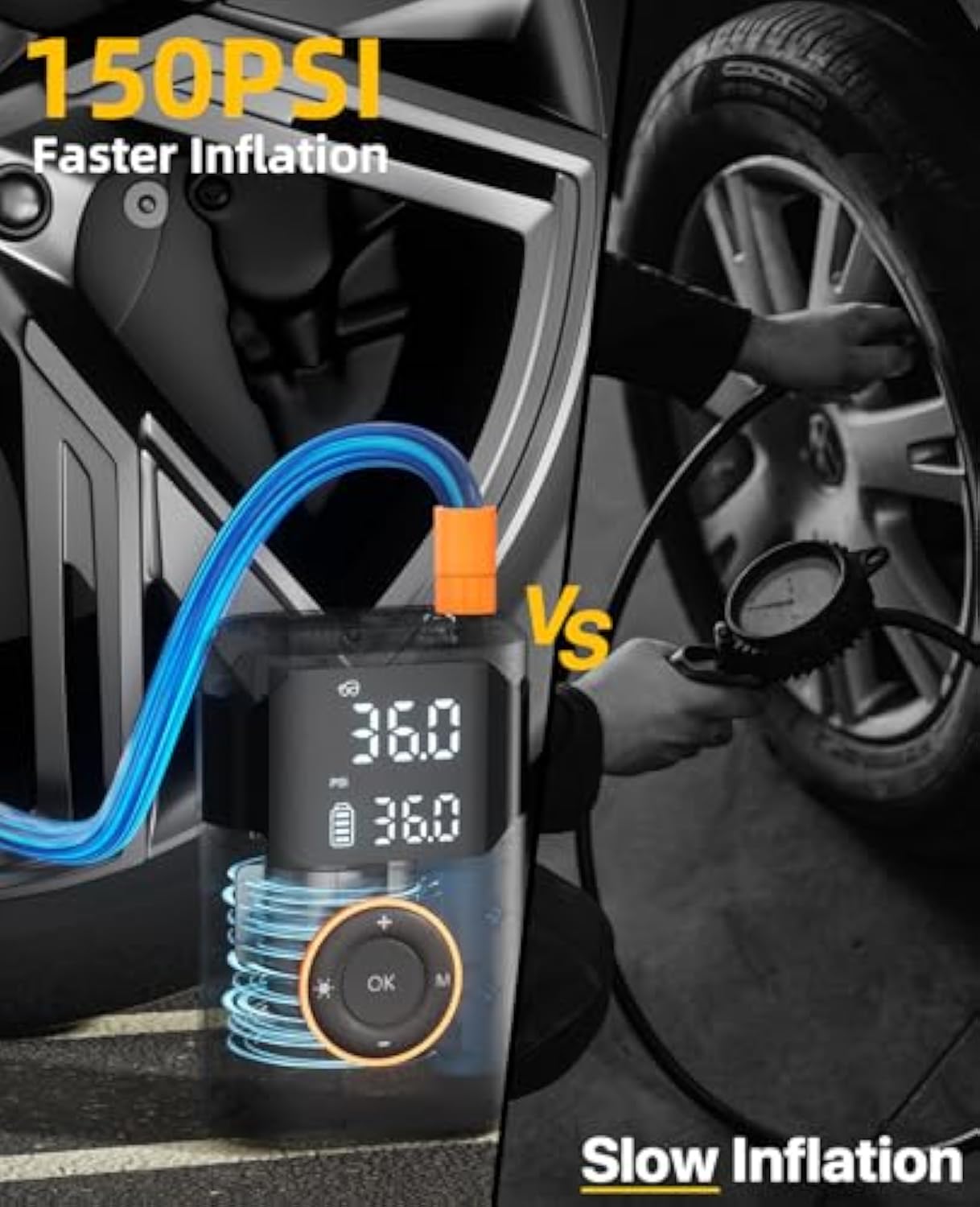 Automatique Rechargeable élect - Air Compressor Portable avis et prix