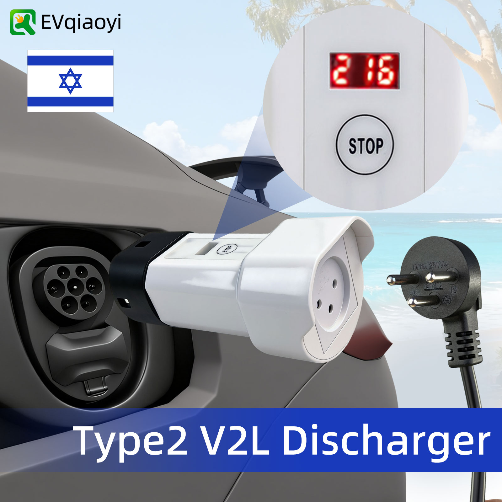 Adaptateur de décharge V2L Typ - Outdoor Power Usa avis et prix