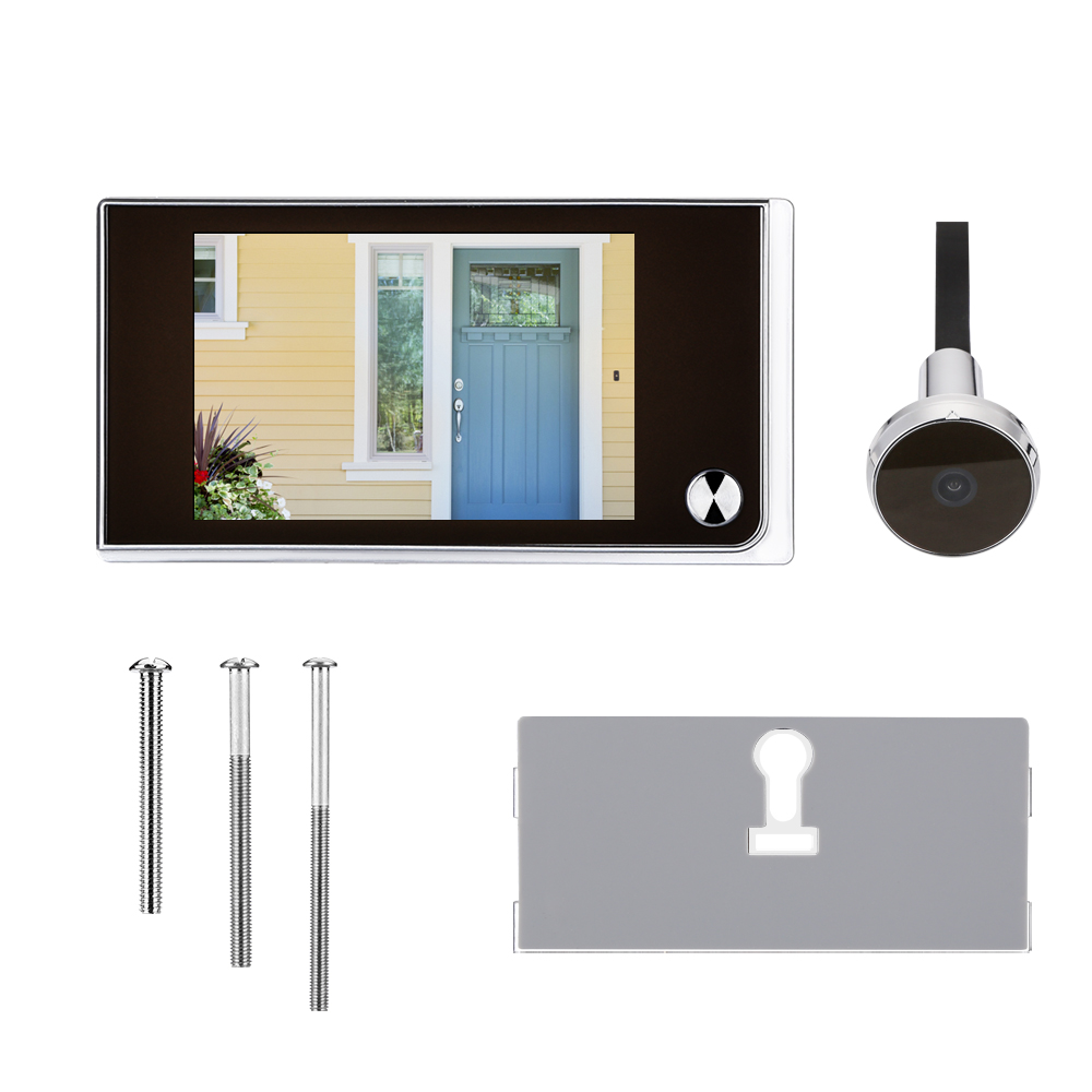 Sonnette judas avec caméra 3,5 - Outdoor Power Monitor avis et prix