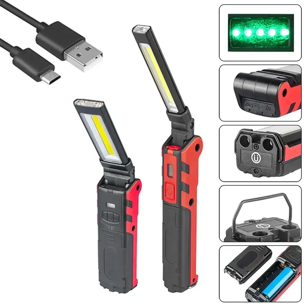 Lampe de travail LED COB à int - Outdoor Usb Power Bank avis et prix