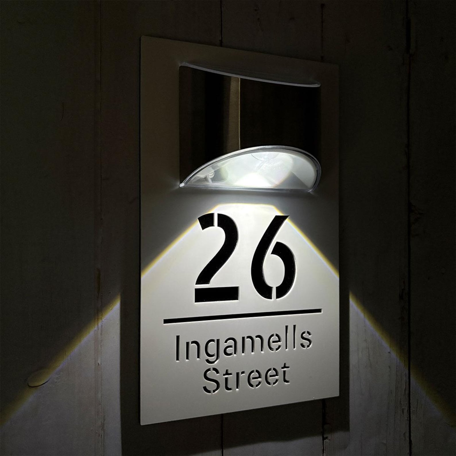 Plaque d'adresse LED à énergie - Outdoor Power Number avis et prix