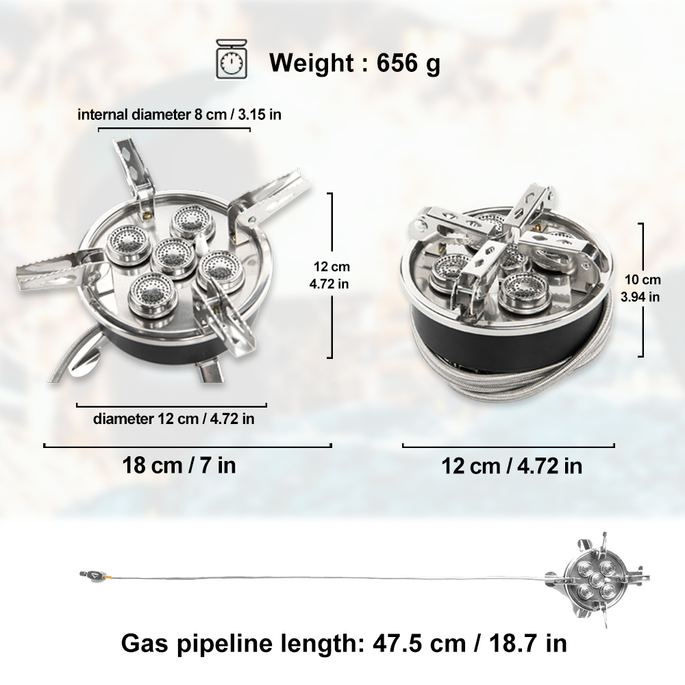 Widesea Camping 5in1 cuisinièr - Outdoor Kitchen Power Burner avis et prix