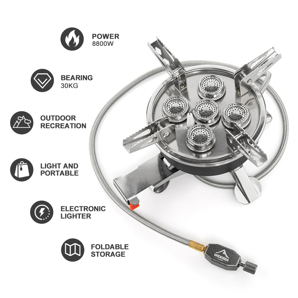 Widesea Camping 5in1 cuisinièr - Outdoor Kitchen Power Burner avis et prix