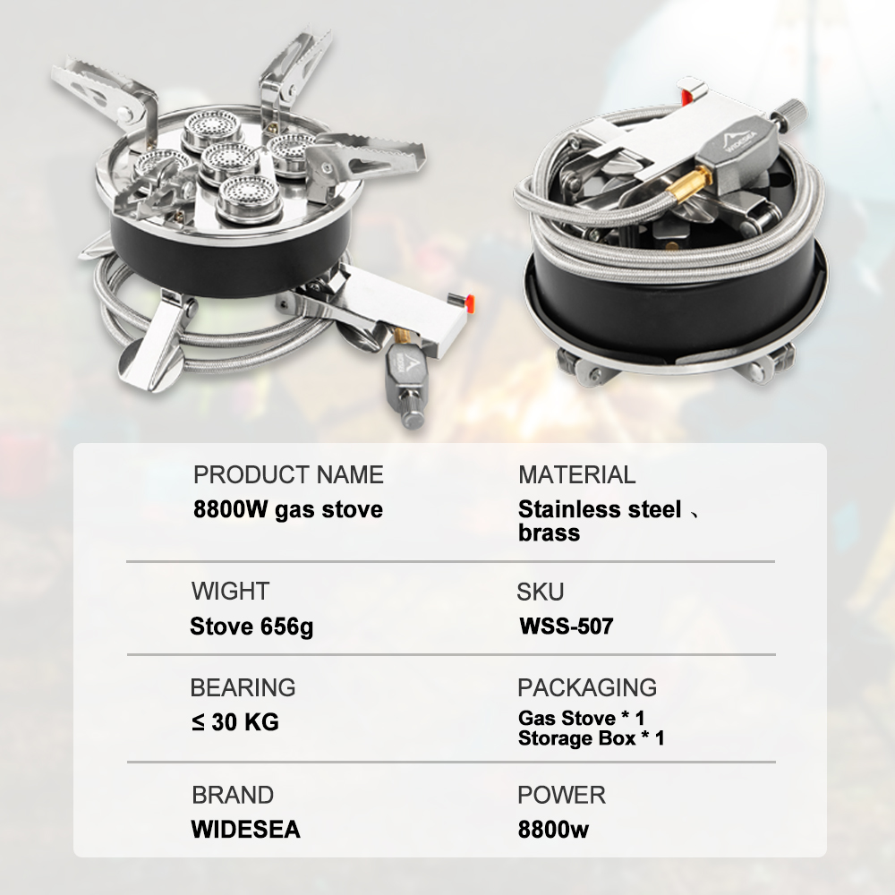 Widesea Camping 5in1 cuisinièr - Outdoor Kitchen Power Burner avis et prix