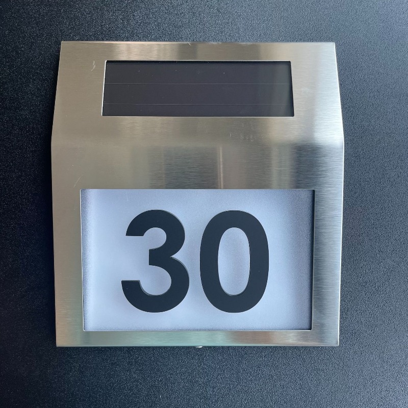 Plaque d'adresse extérieure pe - Outdoor Power Number avis et prix