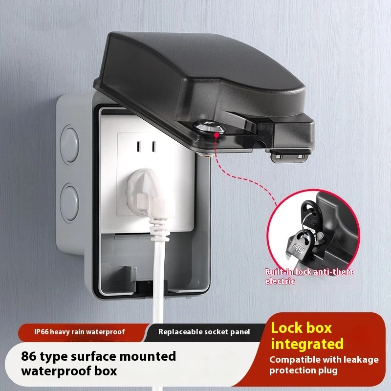 Boîtier extérieur étanche pour - Outdoor Power Socket With Lock avis et prix