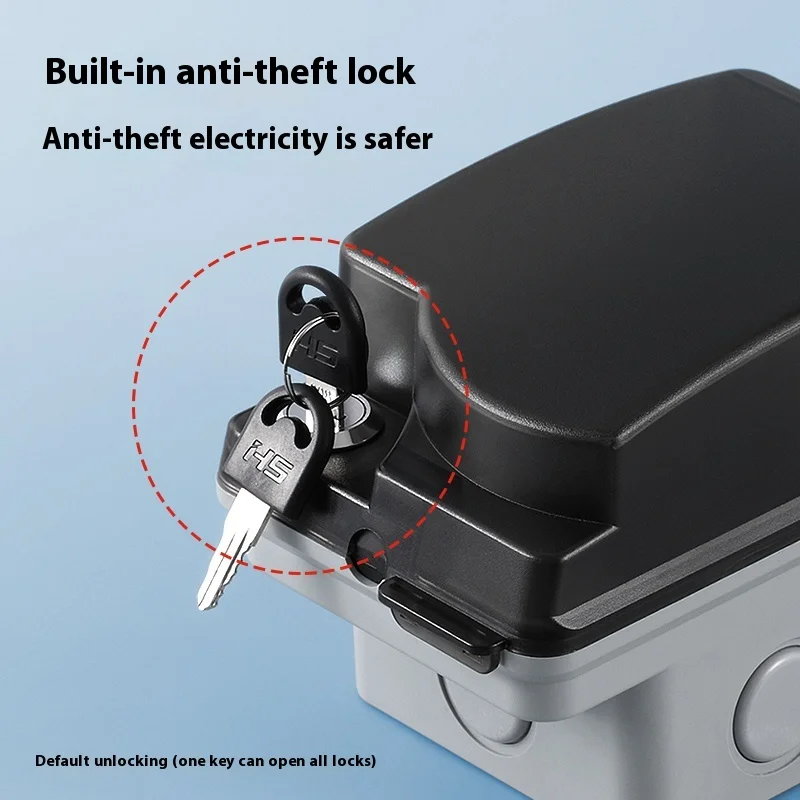 Boîtier extérieur étanche pour - Outdoor Power Socket With Lock avis et prix