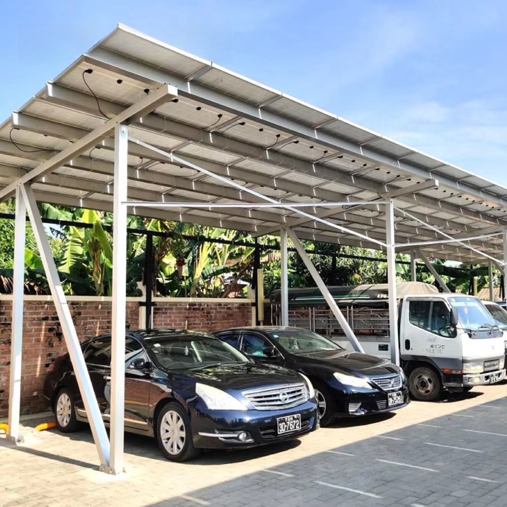 Abri solaire extérieur sur mes - Outdoor Power Garage avis et prix